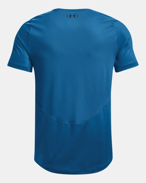Men's UA RUSH™ 2.0 Vent Short Sleeve, Blue, pdpMainDesktop image number 6